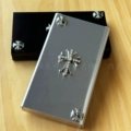 Slide-Open Lid - Silver Cross