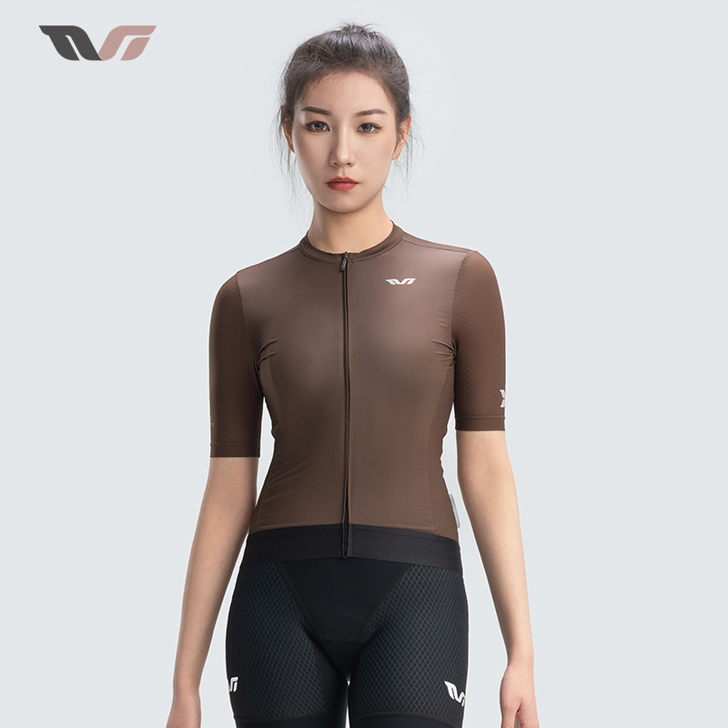 洛克兄弟骑行服女款速干排汗短袖上衣公路自行车服春夏季TVI系列