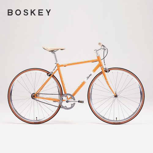 不死骑复古自行车舒适通勤单速