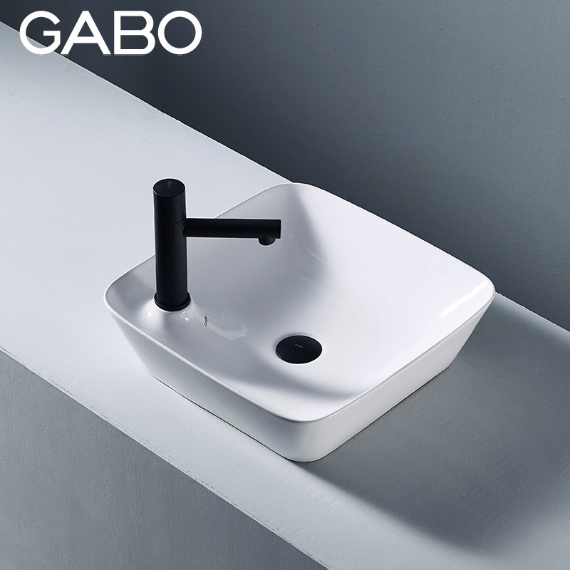 观博卫生间陶瓷台上盆单孔