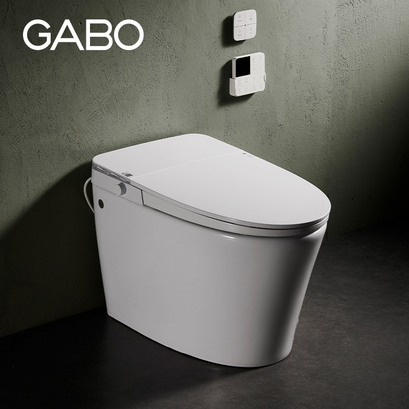 观博GABO 智能马桶家用全自动一体坐便器感应翻盖虹吸式坐厕10053