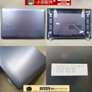A壳 屏盖 外壳 适用Samsung三星NP 02614 Q460 BA75 B壳玻璃 Q430