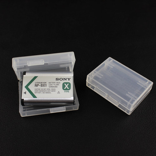 适用索尼NP-BX1电池盒RX100黑卡7/6/5/3 RX1RII电池防潮保护盒ZV1