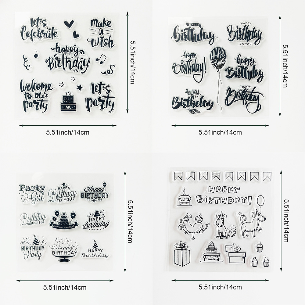 章先生 手账 生日系类印章橡皮章硅胶 软胶素描 透明印章