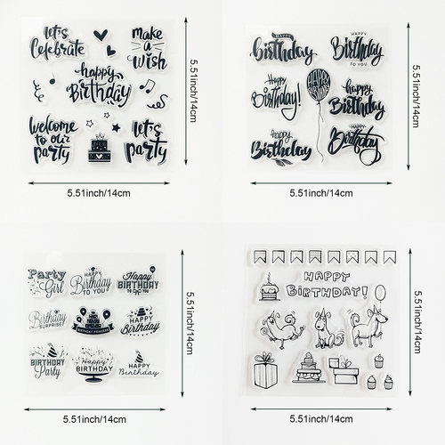 章先生 手账 生日系类印章橡皮章硅胶 软胶素描 透明印章