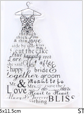 章先生2019新款 scrapbooking 透明印章 手账 硅胶印章卡通ST-738