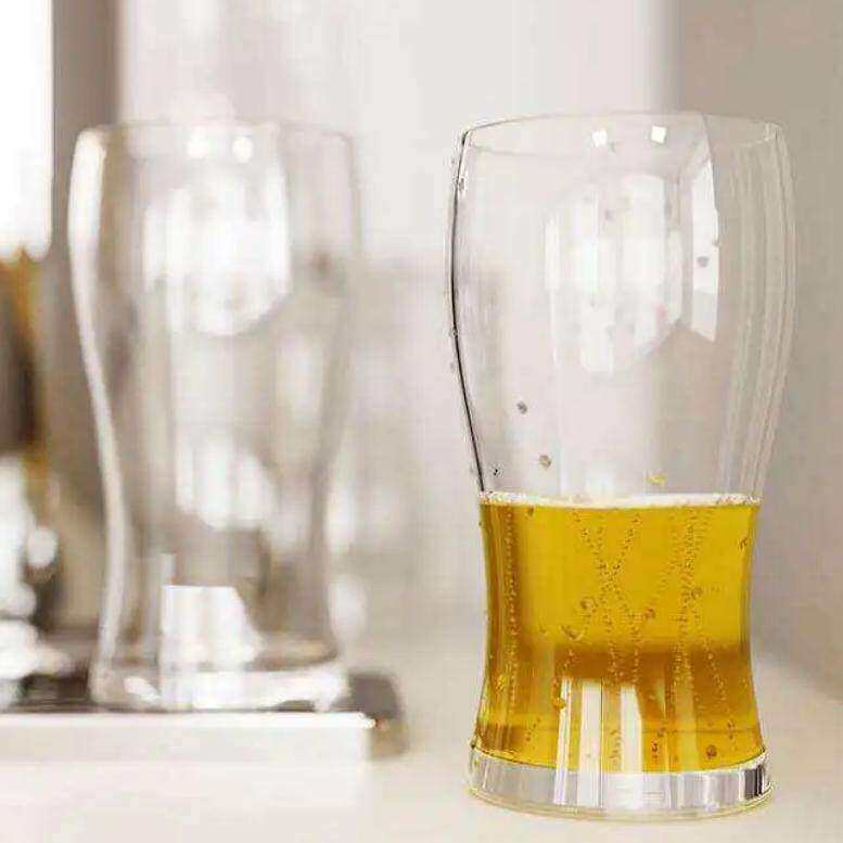 宜家罗兰特精酿啤酒杯透明玻璃500毫升水杯茶杯红酒杯子国内代购