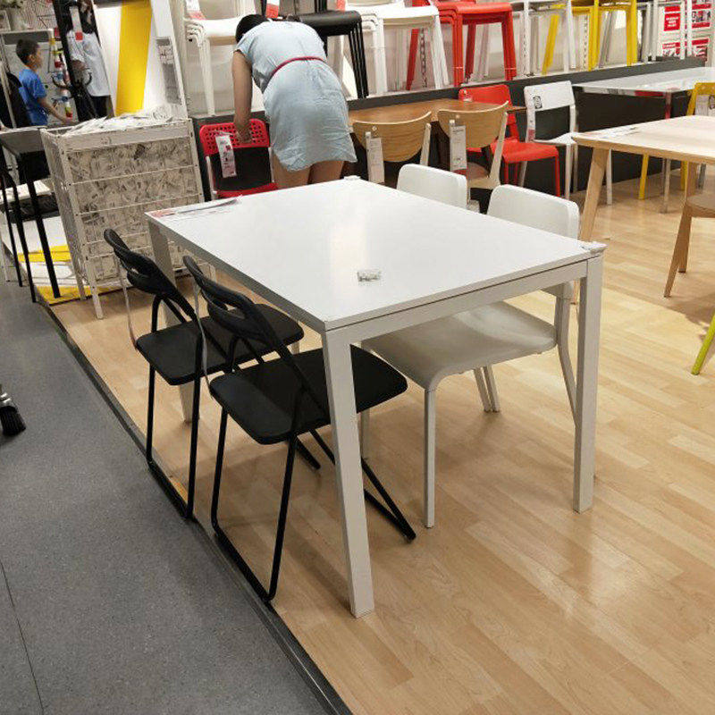 正品宜家国内代购维哈斯伸缩型餐桌饭桌办公桌双人桌简易桌学习桌