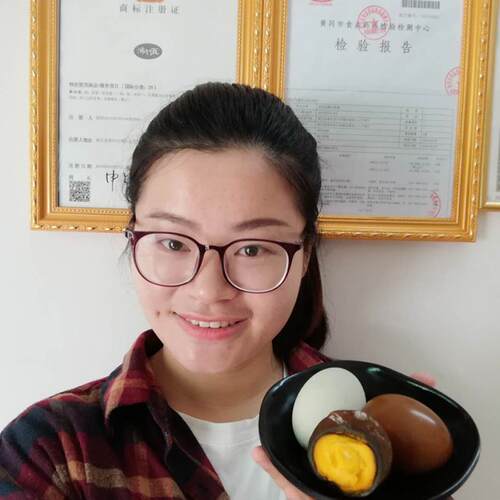 无铅工艺一蛋两吃皮蛋姐儿