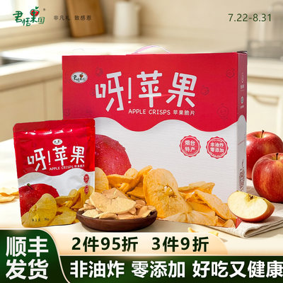 君恬苹果脆片烟台特产零食礼盒