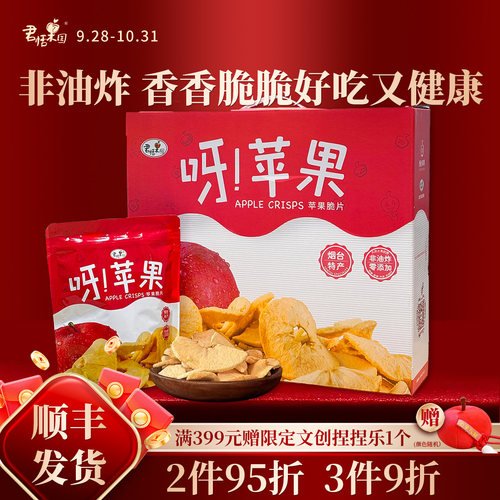 君恬苹果脆片烟台特产零食礼盒