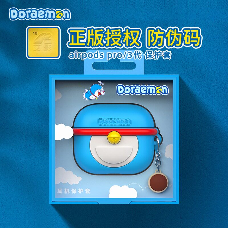 ROCK适用airpodspro哆啦A梦