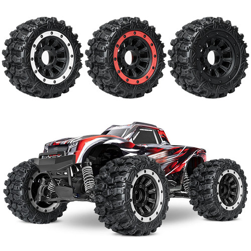RC1/10大脚轮胎MX28竞速胎越野耐磨 12/14mm 结合器 锁胎免粘胶水