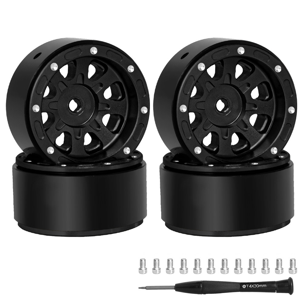 1/30 SCX30 0.7寸轮毂 负值轮毂 福特烈马 牧马人 水滴轮毂LF0098