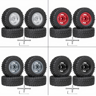 Traxxas1/18 TRX4MT 1.45寸复古轮胎轮毂 65mm 路虎卫士烈马 款1
