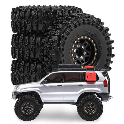 1/18 TRX4M SCX24 FMS Ascent-18 1.0英寸轮毂轮胎 黄铜轮毂 D401