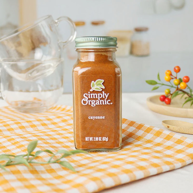simply organic卡宴辣椒粉纯天然无添加cayenne pepper可冲饮美国