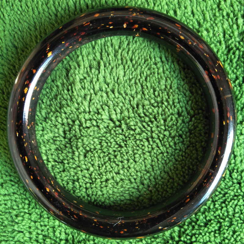 黑珊瑚海藤手镯女天然芝麻形款