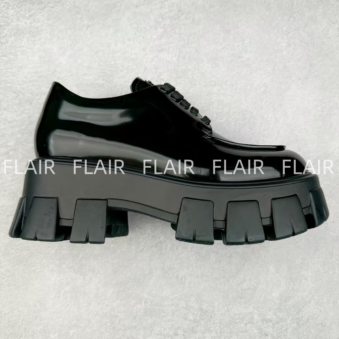 Flair2025新款真皮厚底乐福鞋（豆豆鞋）