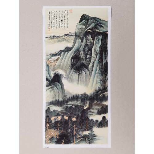 高清复刻张大千峨嵋接引