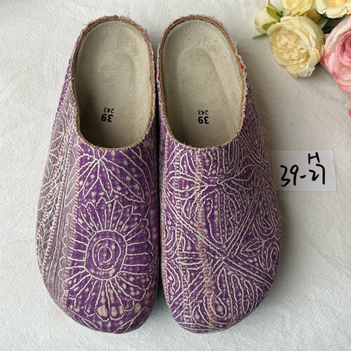 Bhoomi古布勃肯鞋时尚蓝色系单品手工个性撞色一鞋一拍39-27H