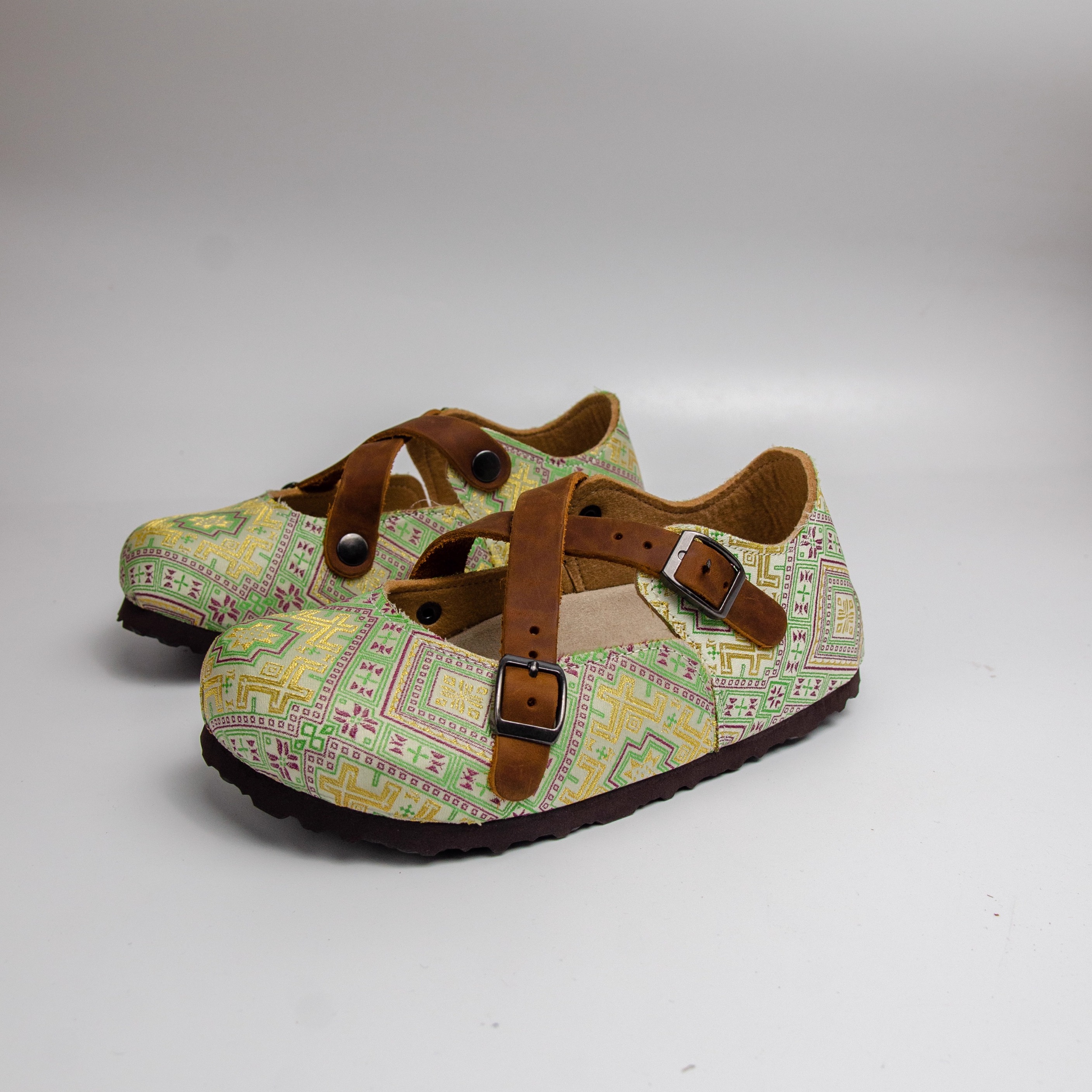 Bhoomi古布勃肯鞋时尚百搭单品手工个性撞色复古一鞋一拍36-322