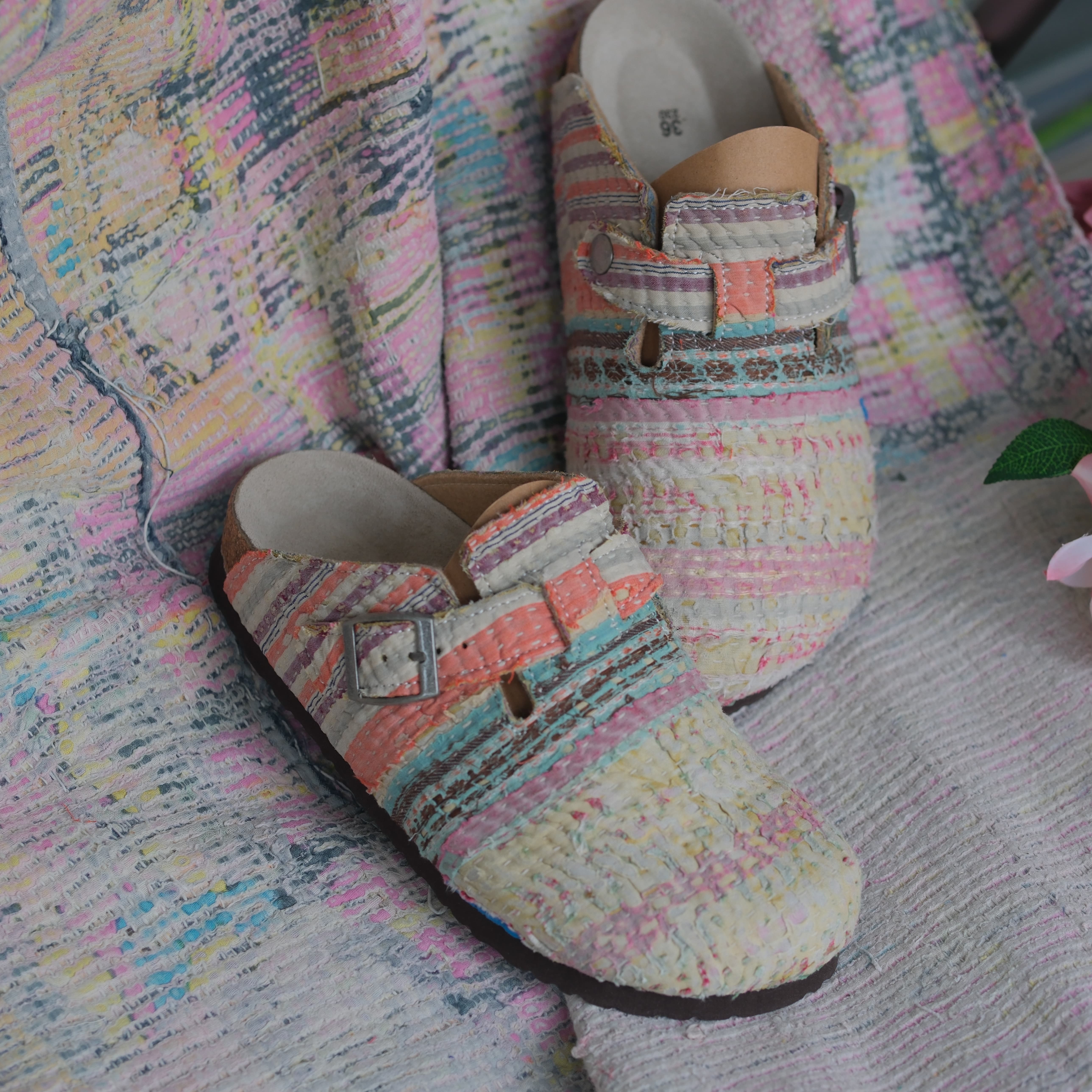 Bhoomi古布勃肯鞋时尚百搭单品手工个性撞色复古36-6