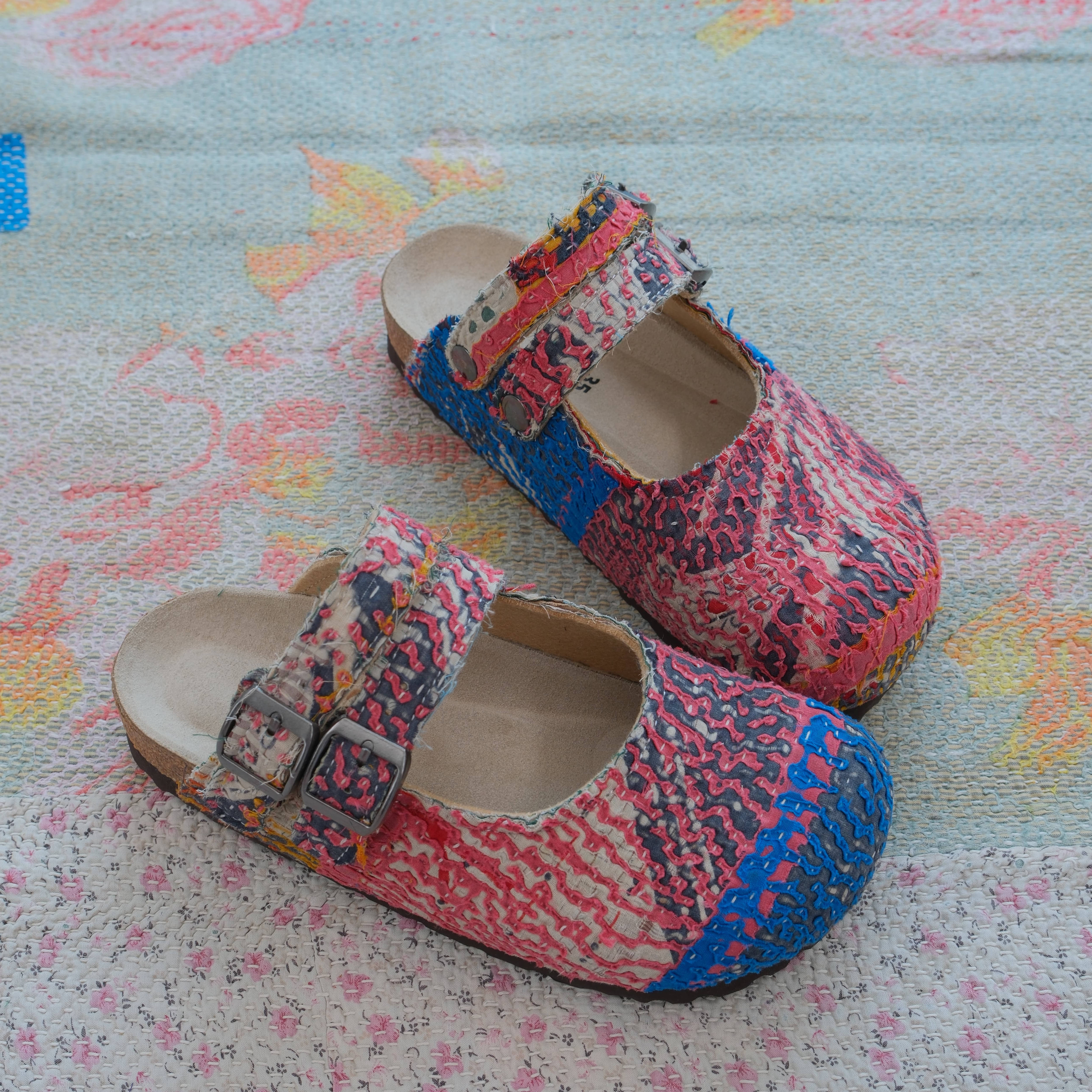 Bhoomi古布勃肯鞋时尚百搭单品手工个性撞色复古35-87