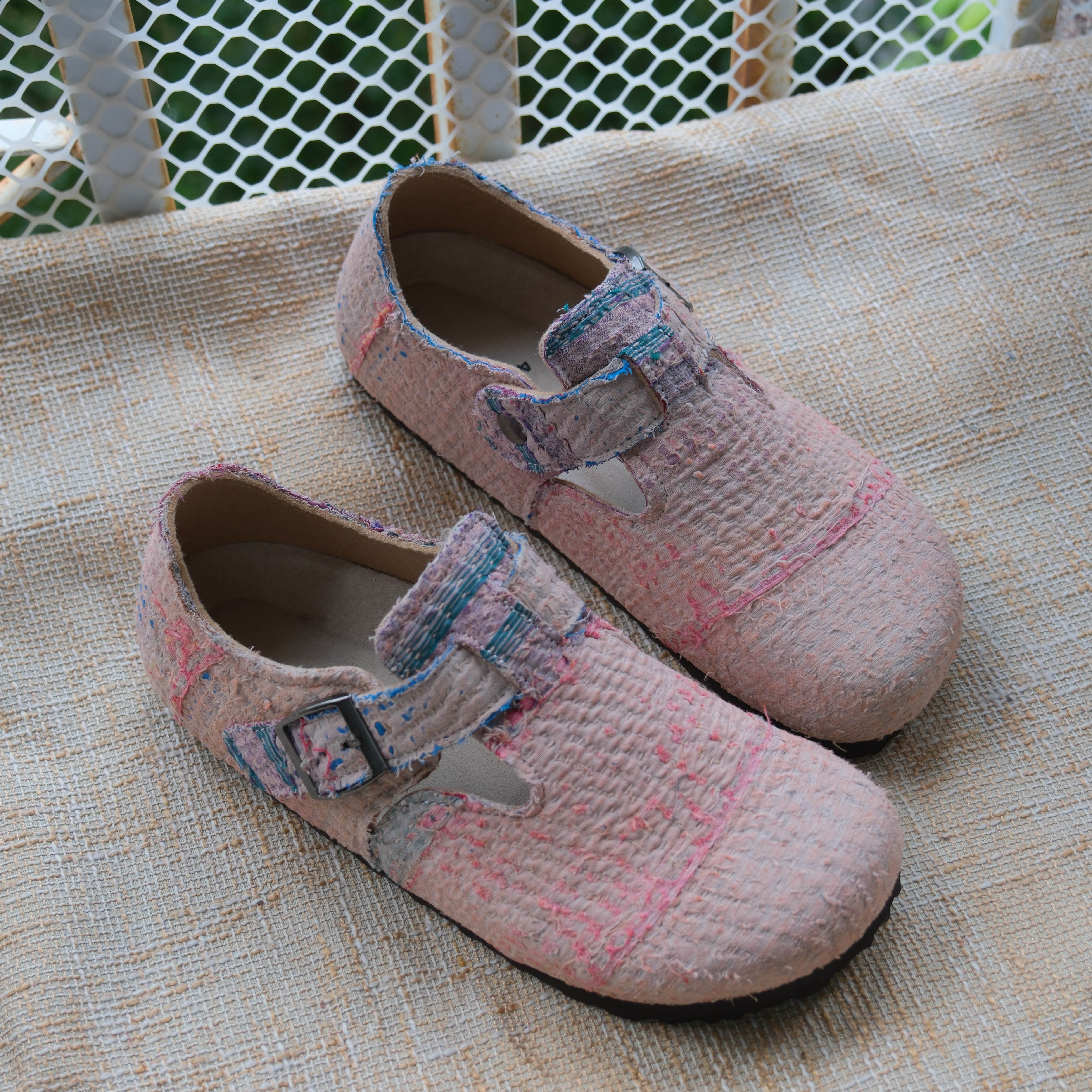 Bhoomi勃肯鞋时尚百搭单品手工个性撞色复古一鞋一拍40-13