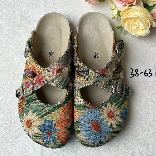 古布勃肯鞋时尚百搭单品手工个性撞色复古一鞋一拍38-63