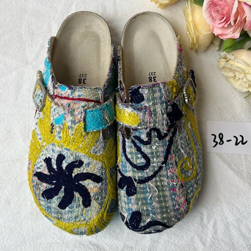 Bhoomi古布勃肯鞋时尚拖鞋百搭单品手工个性复古一鞋一拍38-22