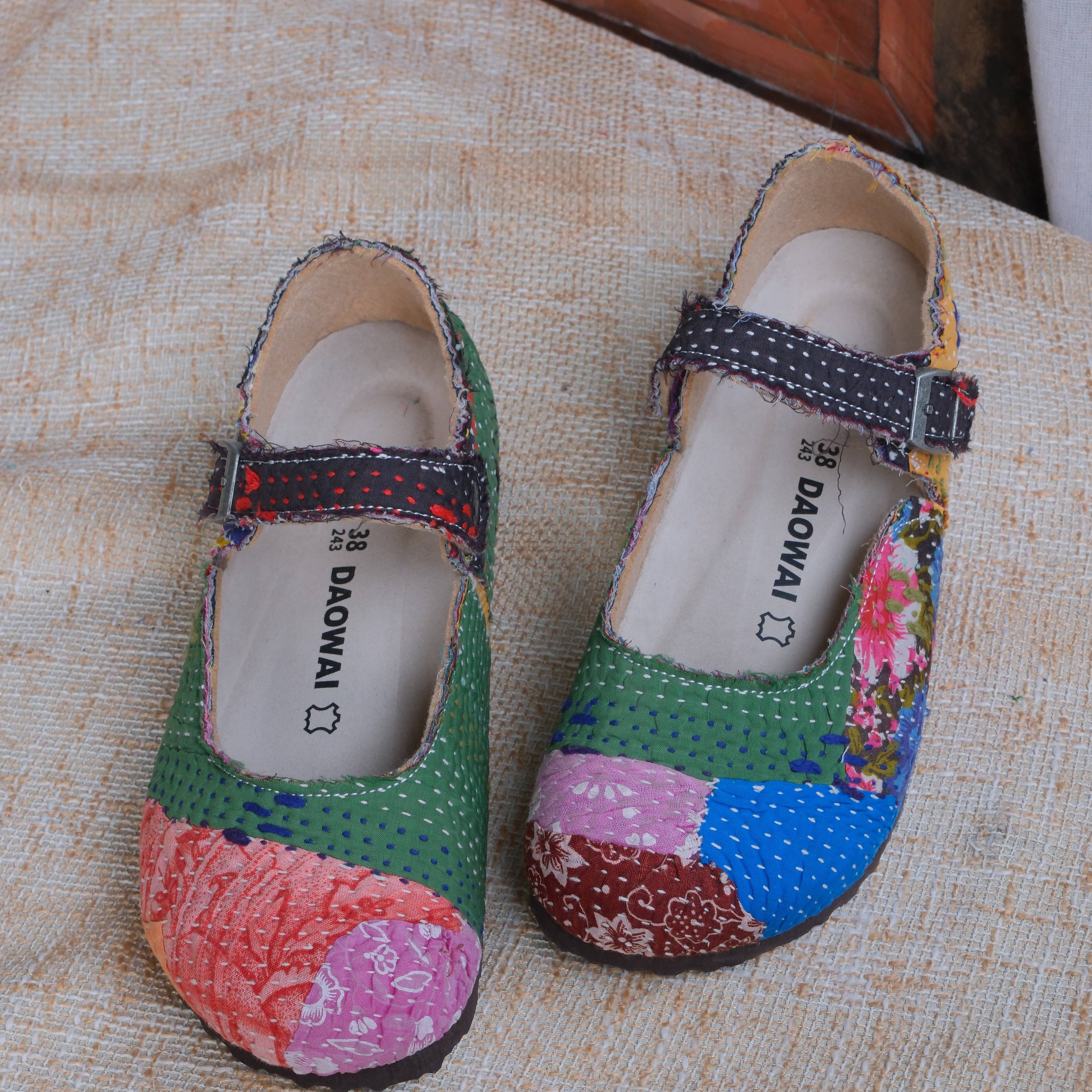 Bhoomi古布勃肯鞋软木底透气百搭单品手工个性复古一鞋一拍38-65