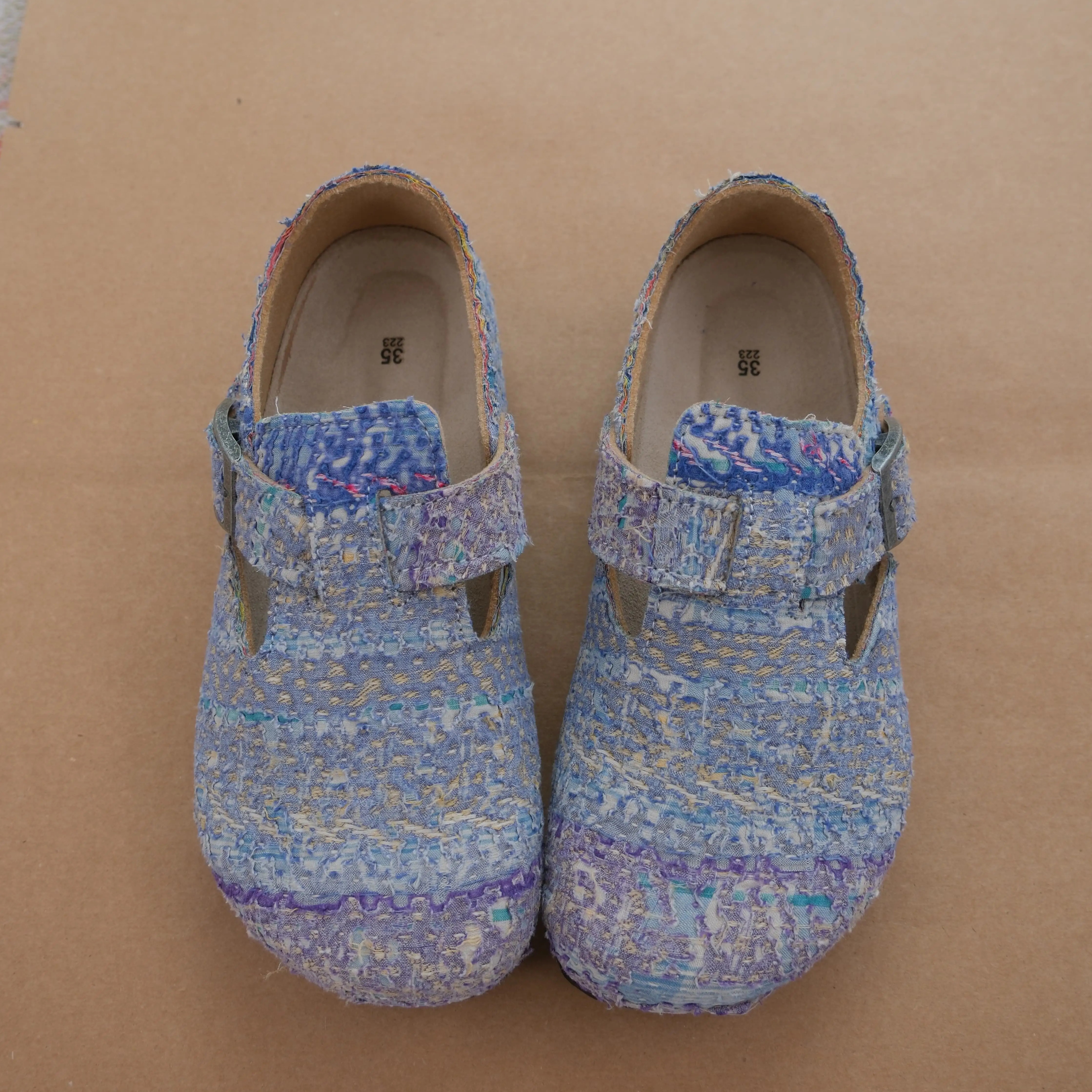 Bhoomi古布勃肯鞋时尚百搭单品手工个性撞色复古35-173