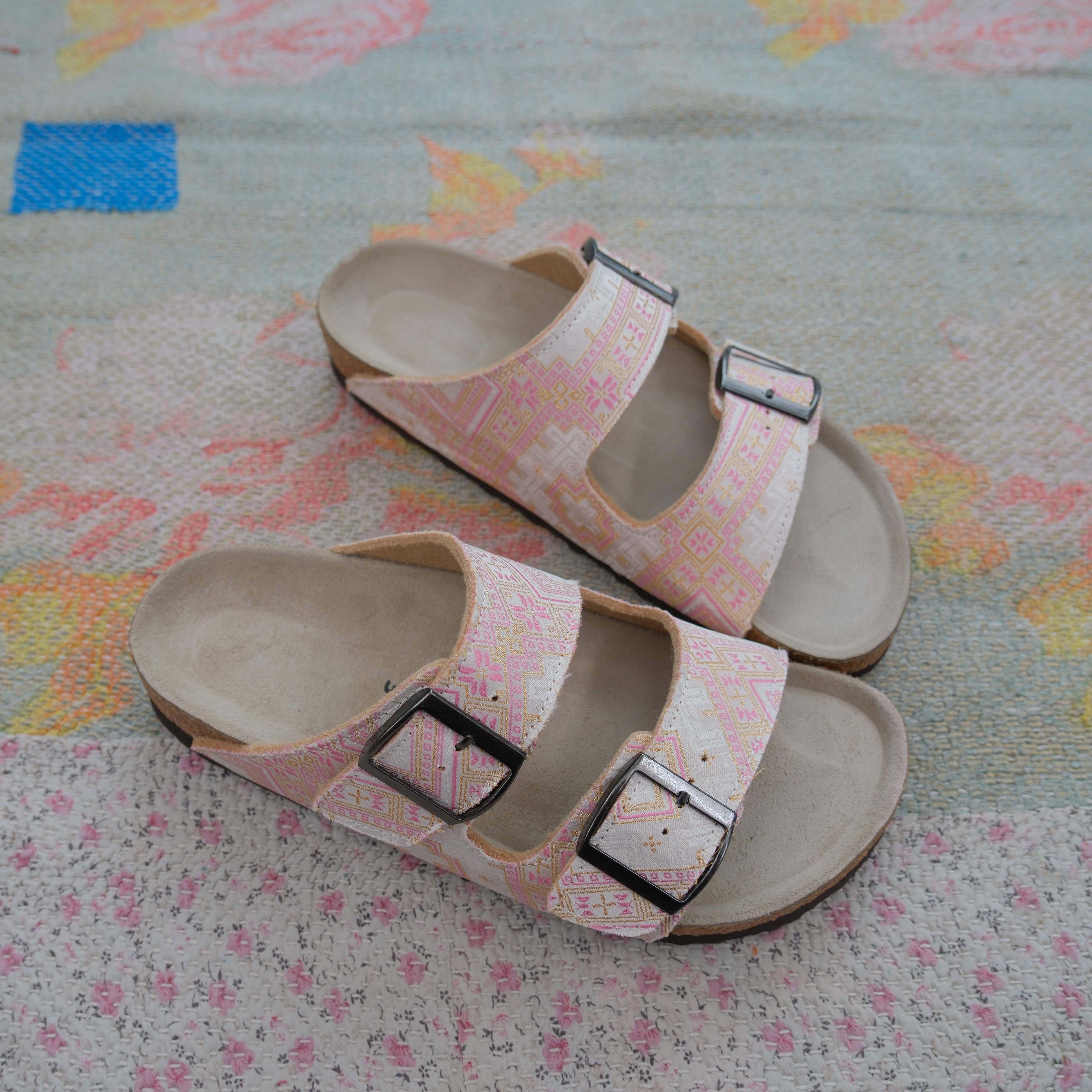 古布勃肯鞋时尚百搭单品手工个性撞色复古一鞋一拍37-304