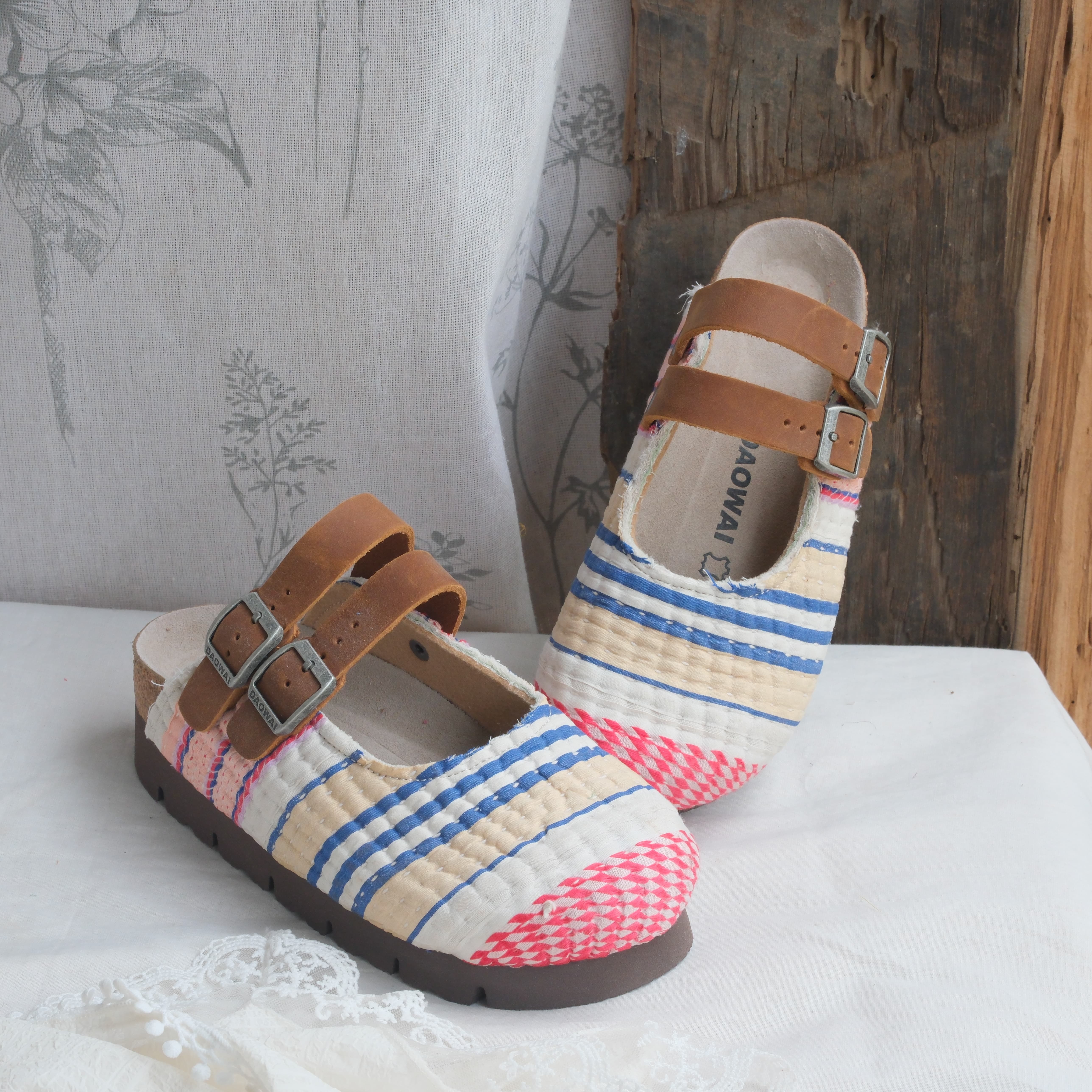 Bhoomi古布勃肯鞋时尚百搭单品手工个性撞色复古35-43H