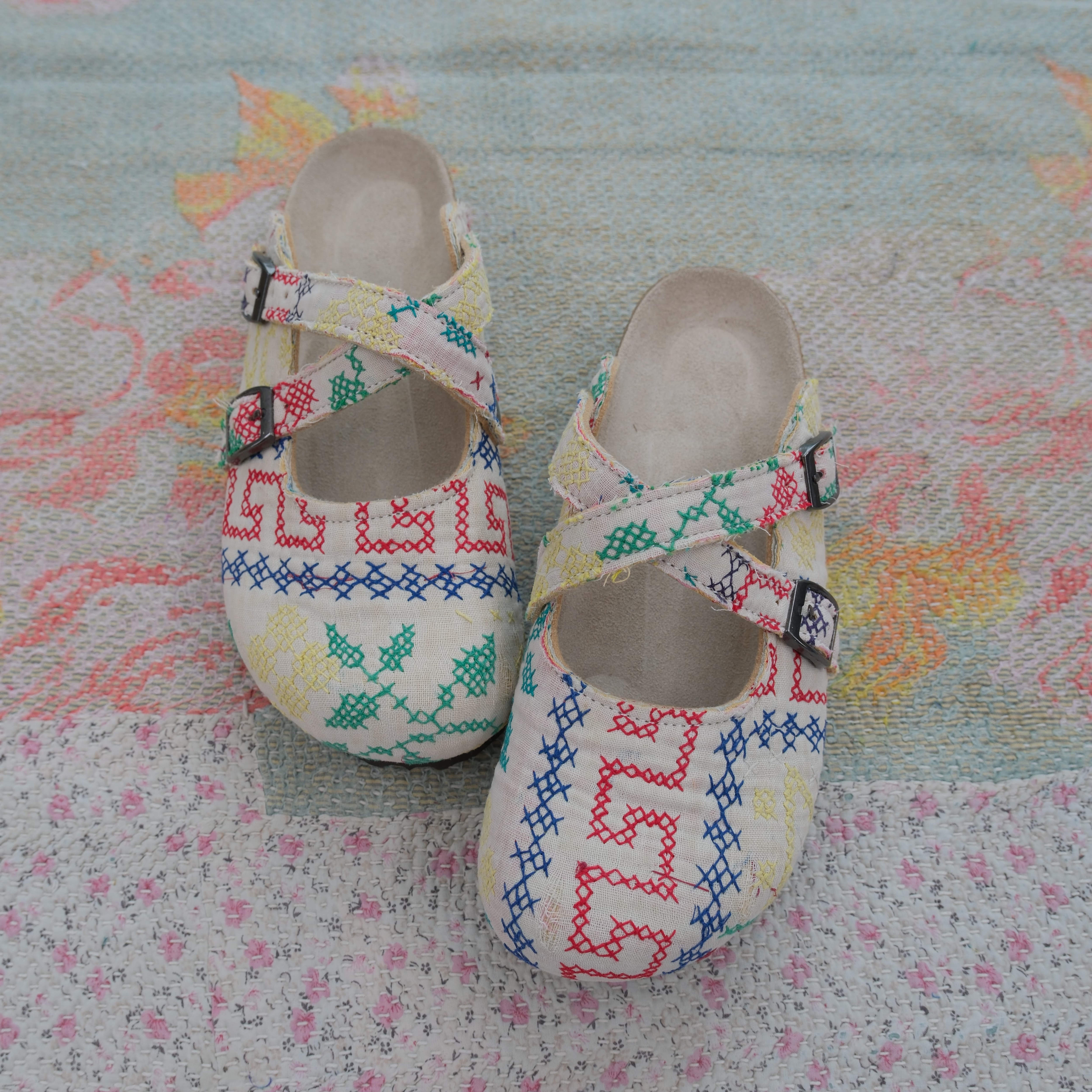 Bhoomi古布勃肯鞋时尚百搭单品手工个性撞色复古37-194