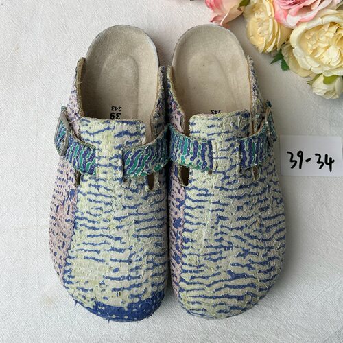 Bhoomi古布勃肯鞋时尚复古单品手工个性撞色一鞋一拍39-34