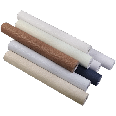 亚麻布纹墙纸卧室客厅背景雅琪诺