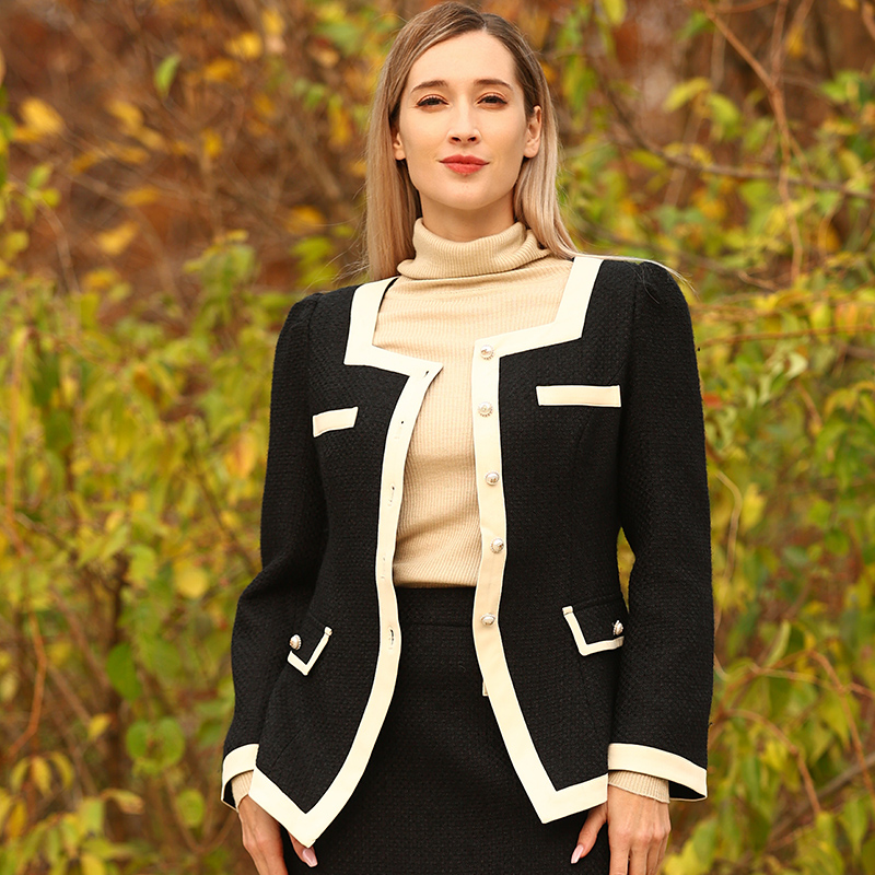 五丁目衣舍时髦短款小香风外套