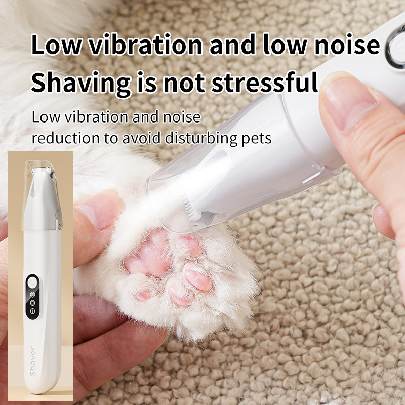 宠物剃毛器防毛发飞溅宽刀头带灯三档强动力猫咪狗修剃脚底毛电推