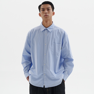 VETO RIGHT 23SS日系复古长袖衬衫男情侣宽松廓形衬衣外套上衣服