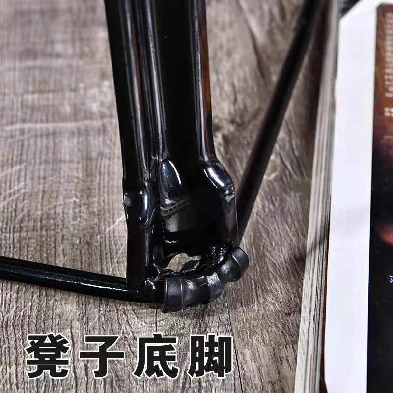 包邮铁方凳底脚钢筋凳套脚防滑静音耐磨底脚管夹圆凳防划塑料脚垫