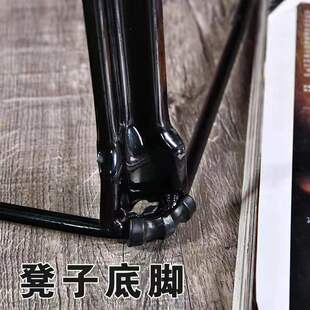 包邮铁方凳底脚钢筋凳套脚防滑静音耐磨底脚管夹圆凳防划塑料脚垫
