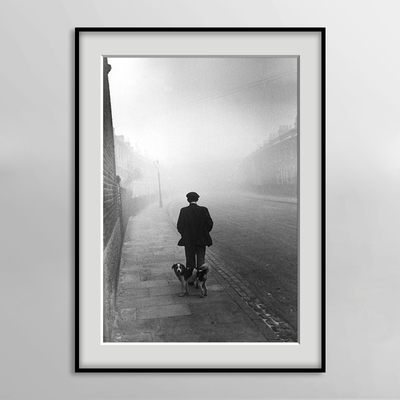 Kurt Hutton 作品欧美经典黑白摄影装饰画西餐客厅咖啡厅酒吧壁画