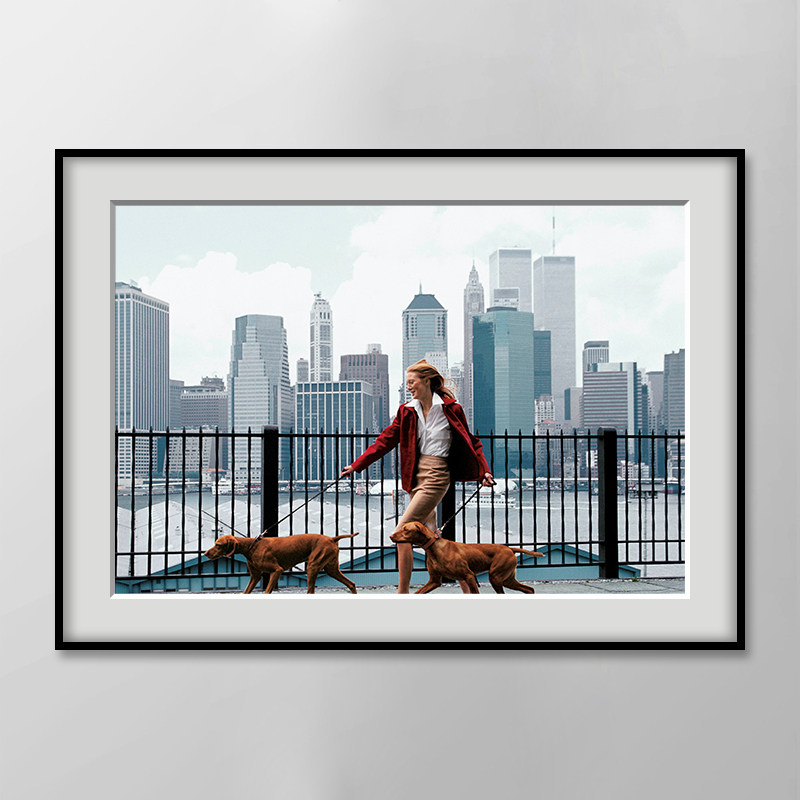 arthur elgort 时尚街头黑白摄影装饰画高级感餐厅女装店酒店挂画
