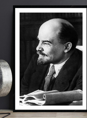 Lenin 列宁画像政治家思想家前苏联伟人名人学校教室墙壁装饰画
