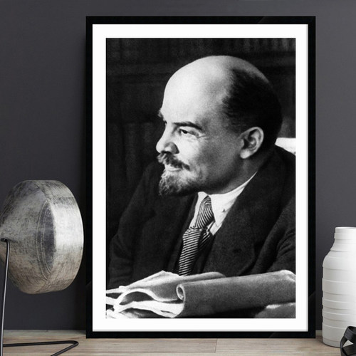Lenin 列宁画像政治家思想家前苏联伟人名人学校教室墙壁装饰画