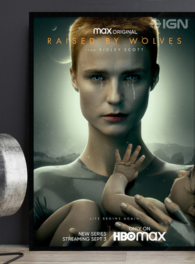 Raised by Wolves异星灾变 科幻美剧电影海报装饰画简约有框挂画