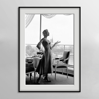 marilyn stafford 美国黑白摄影师装饰画餐厅时尚女装服装店挂画