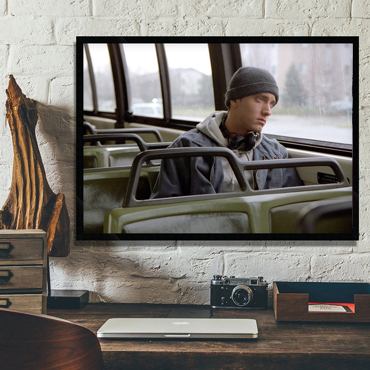 Eminem 痞子阿姆 埃米纳姆明星海报嘻哈说唱装饰画酒吧KTV壁挂画